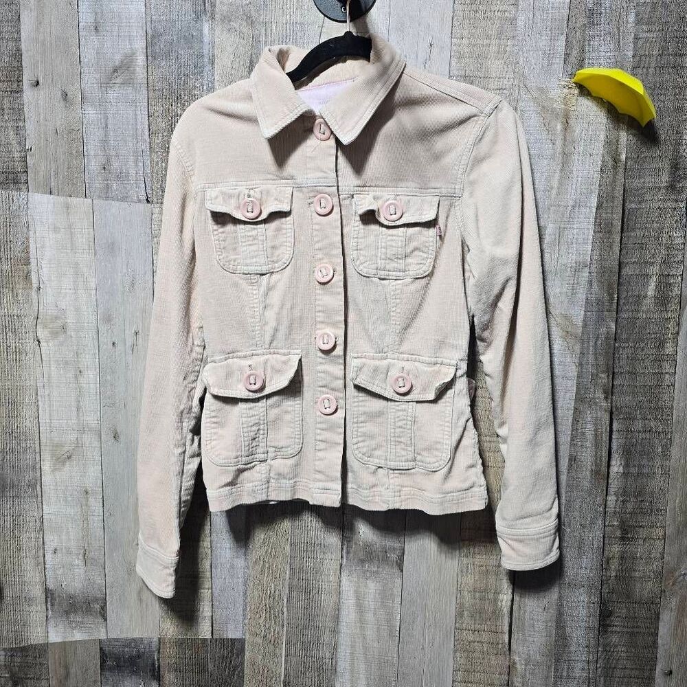 Romeo & Juliet Couture Soft Pink Corduroy Jacket Medium Femme Fall Spring Outdoo